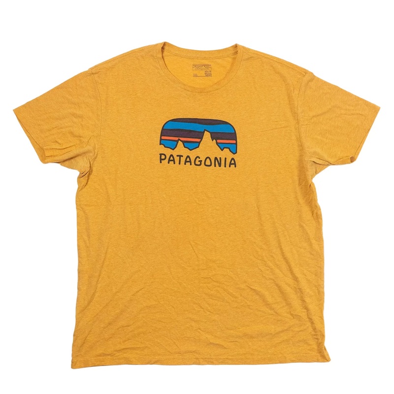 Patagonia Graphic T-Shirt - Men's XXL Yellow