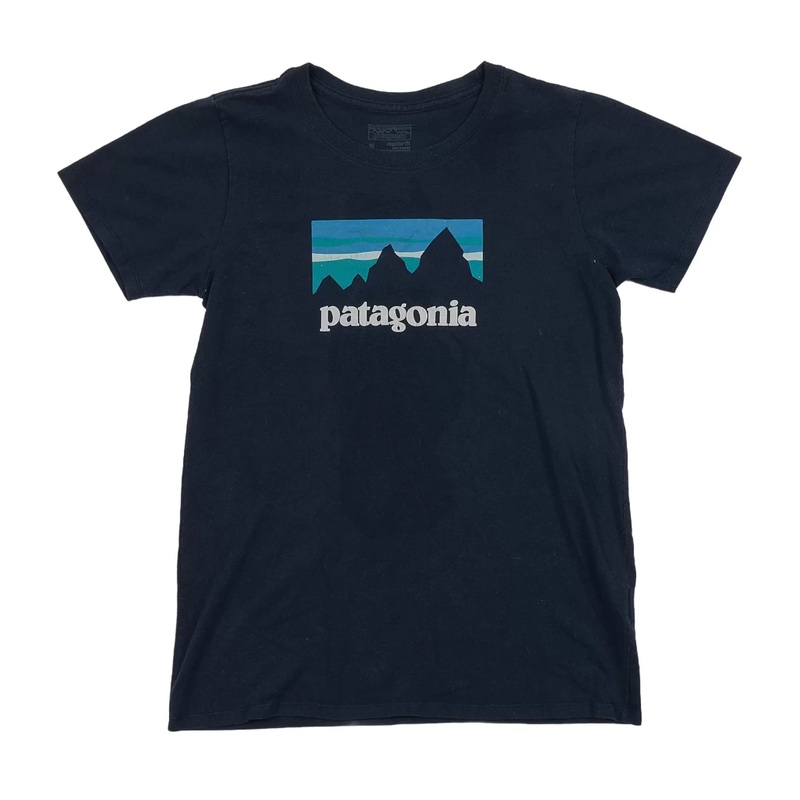 Patagonia Graphic T-Shirt - Women's M Navy