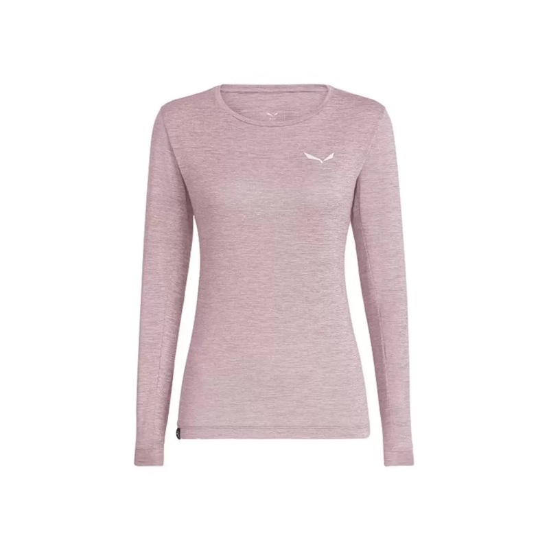 Salewa Puez Melange Dry Long Sleeve Tee M Zephyr