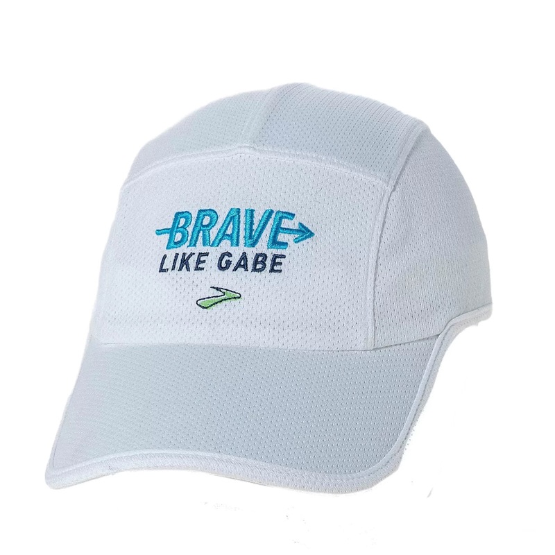 Brooks Brave Like Gabe Running Hat One Size White