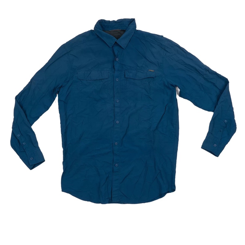 Columbia PFG Bahama II Short Sleeve Shirt - Mens Estimated XL Blue