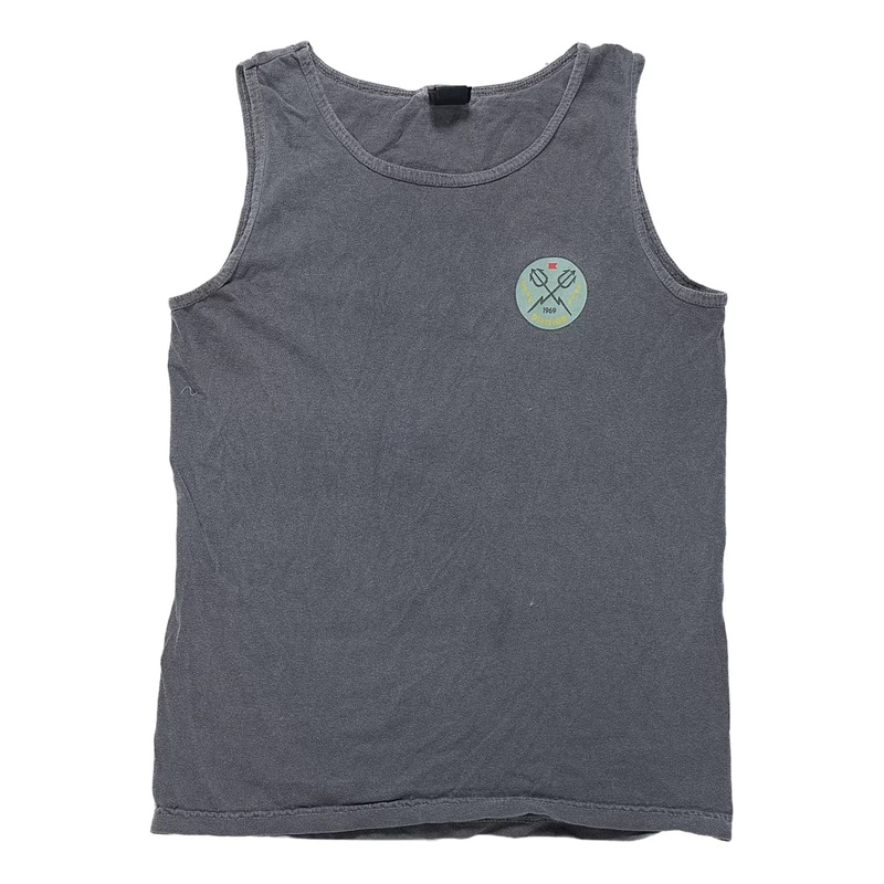 Dark Seas Graphic Tank Top - Men's S Gray