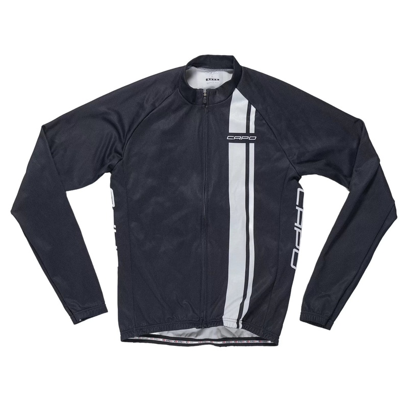 Capo Thermal Long-Sleeve Cycling Jersey - Men's XL Black