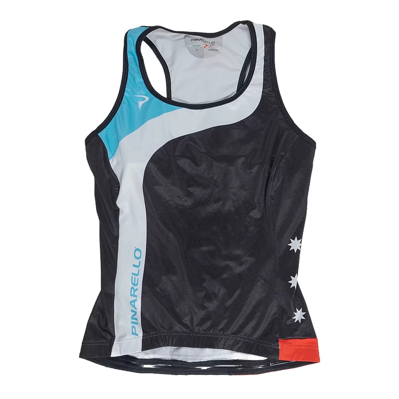 Pinarello Pullover Cycling Tank Top Jersey - Women's M Black