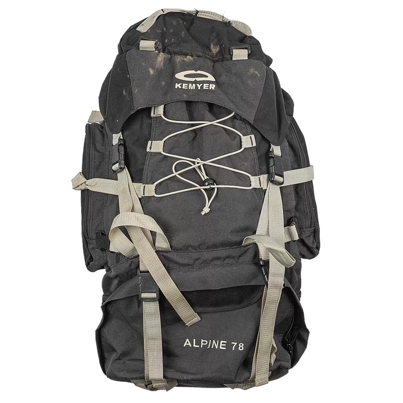 Kemyer Alpine 78 Hiking Backpack One Size Black