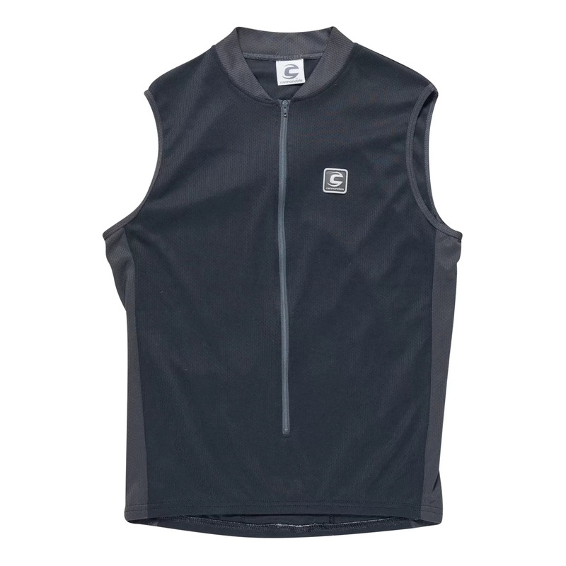 Cannondale 3/4-Zip Sleeveless Cycling Jersey - Men's L Black