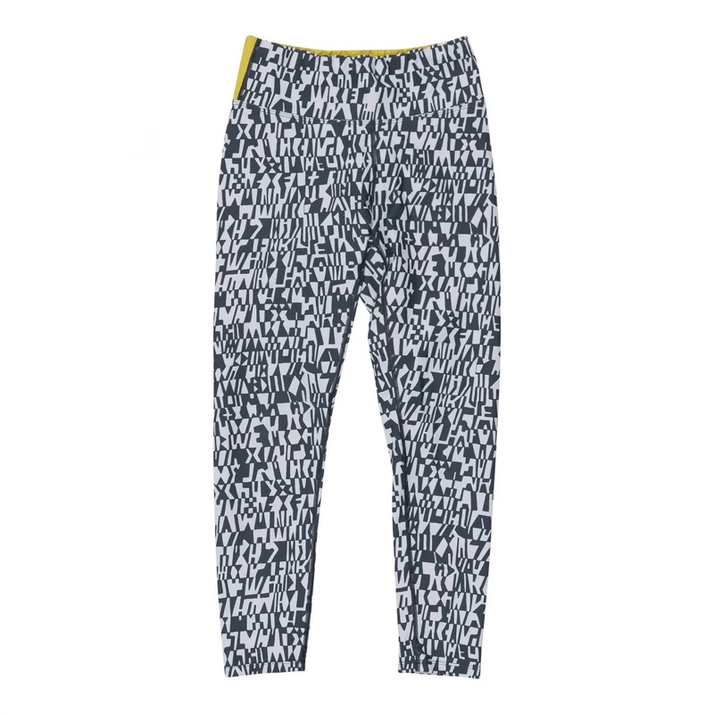 Oiselle 3/4 Leggings - Women's S Black/White