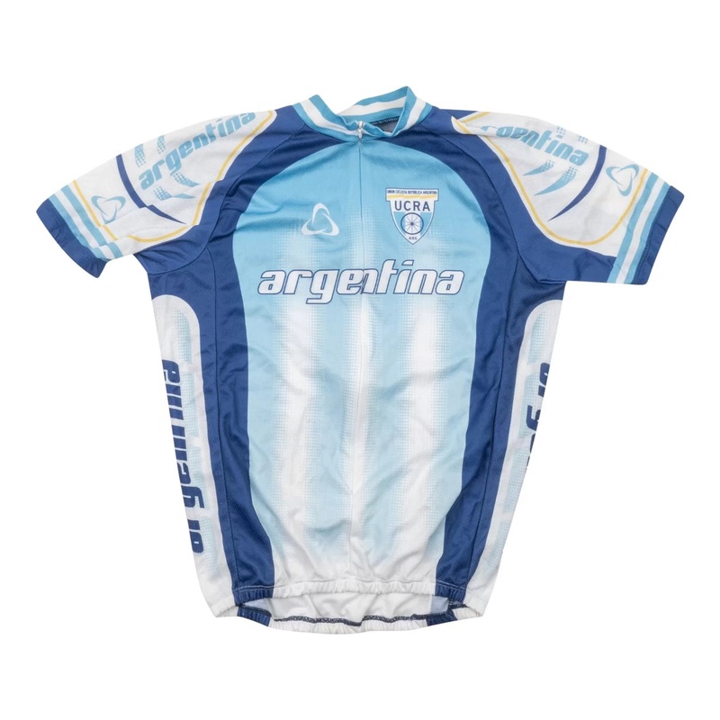 Ona Sez Cycling Jersey - Men's 4 White/Blue
