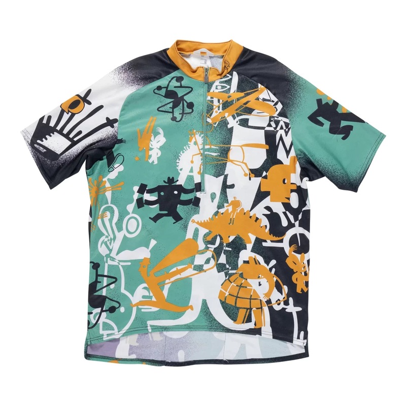 Pearl Izumi 1/2 Zip Cycling Jersey - Men's L Green
