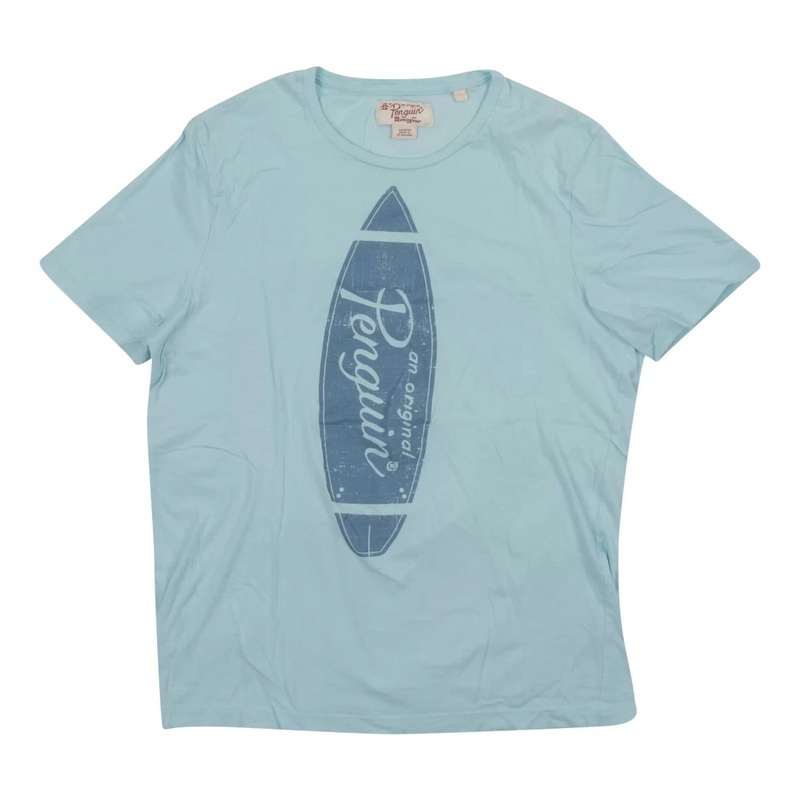 Penguin T-Shirt - Men's M Blue