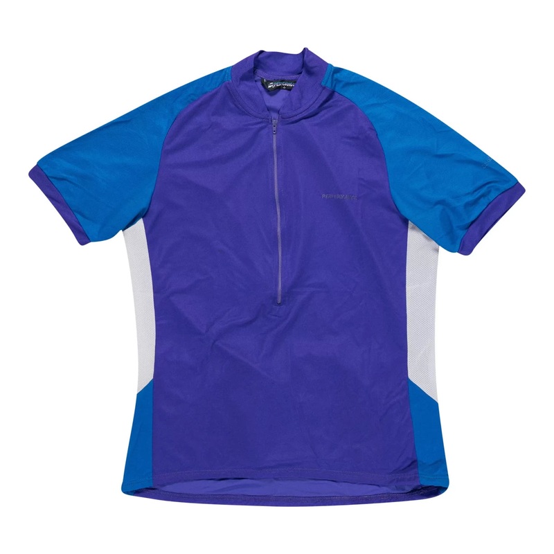 Performance 1/2 Zip Cycling Jersey - Men's L Purple