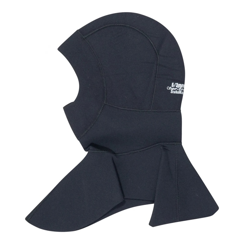 ScubaMax Super Stretch 5/3mm Hood M Black