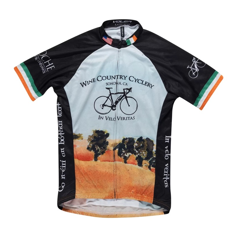 Voler Roche Winery & Vineyards Bike Jersey - Men's M Black/Multi