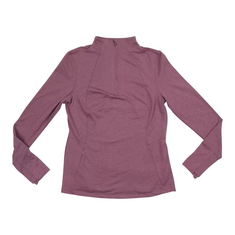 Danskin Quarter Zip Pullover S Purple