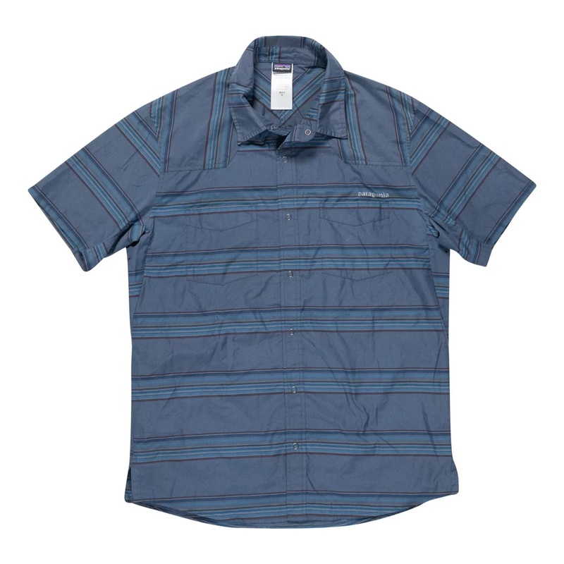 Patagonia Long Haul Western Shirt - Men's M Blue