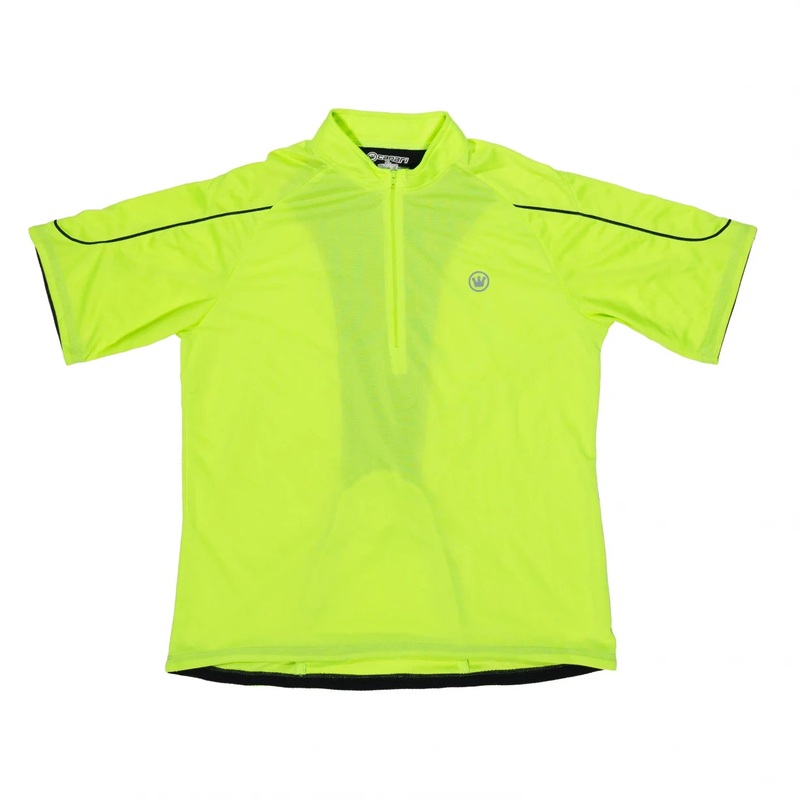 Canari Short-Sleeve Cycling Jersey - Men's XL Neon Yellow