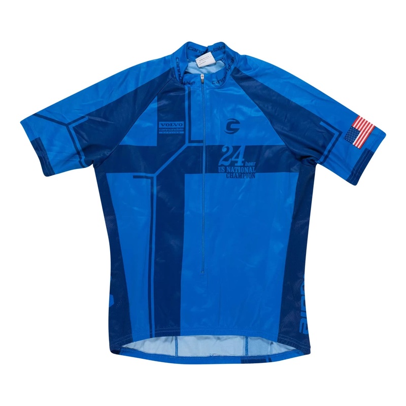 Cannondale Short-Sleeve Cycling Jersey - Men's L Blue