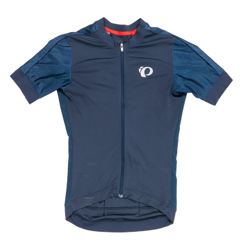 Pearl Izumi Short-Sleeve Full Zip Jersey - Men's XS Dark Blue