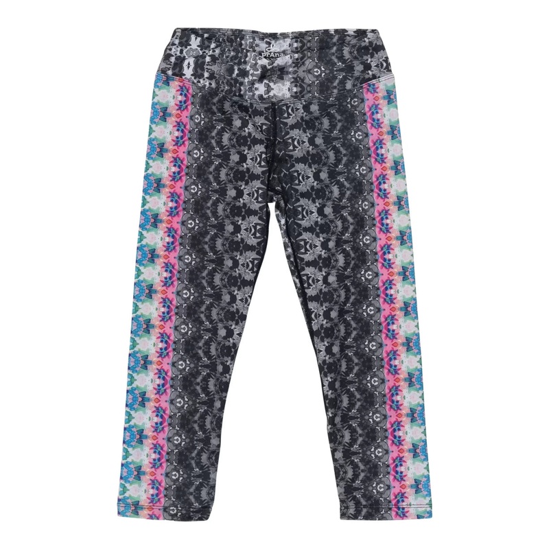 PrAna Roxanne Hydrobloom Cropped Leggings - Women's XS Black/Multi