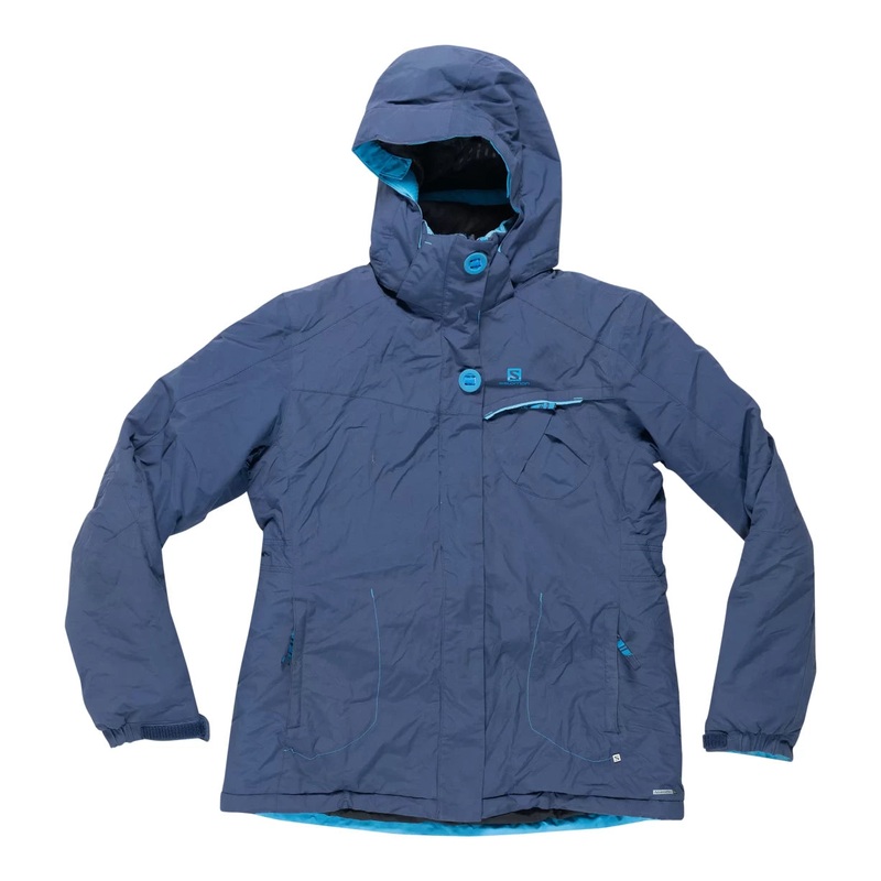 Salomon Synthetic Insulated Ski Jacket - Women's XL Blue