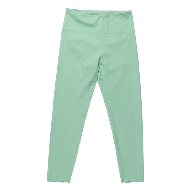 Ellie Scalloped Hem Legging - Women's L Green