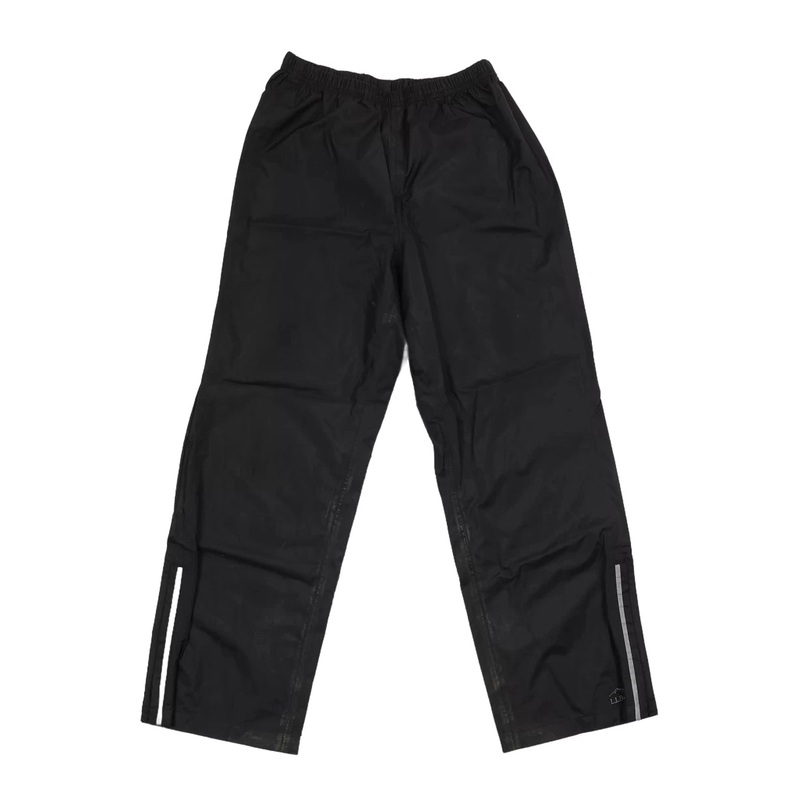 L.L. Bean Trail Model Rain Pants 10 Black