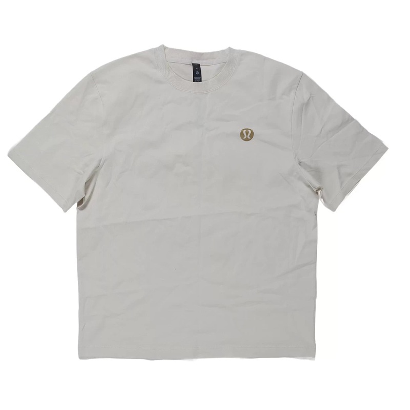 Lululemon Heavyweight Cotton Jersey T-Shirt - Men's M Cream