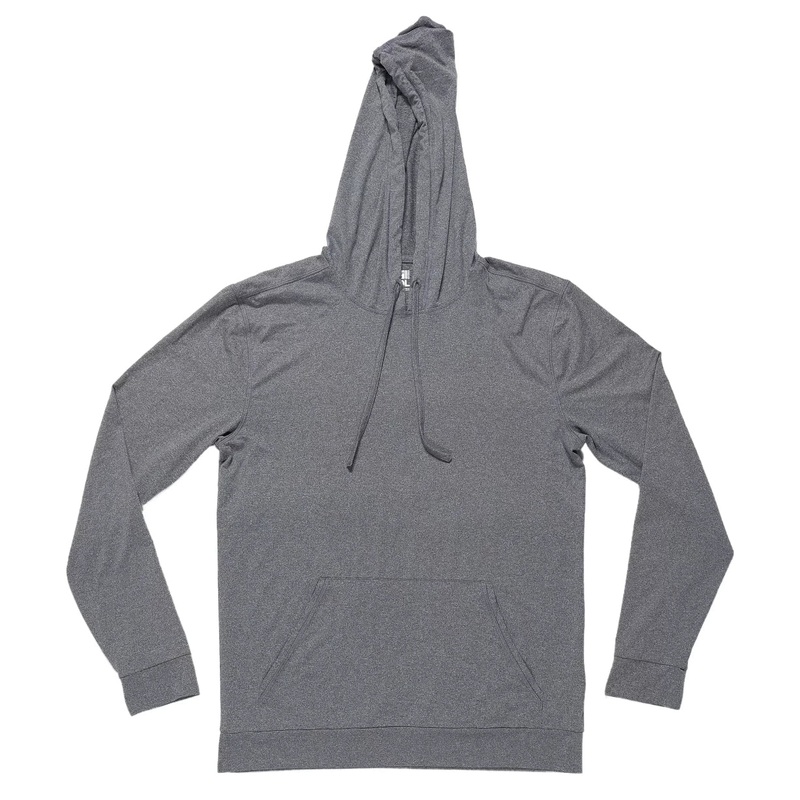 32 Degrees Cool Long Sleeve Hooded T-Shirt - Men's S Gray