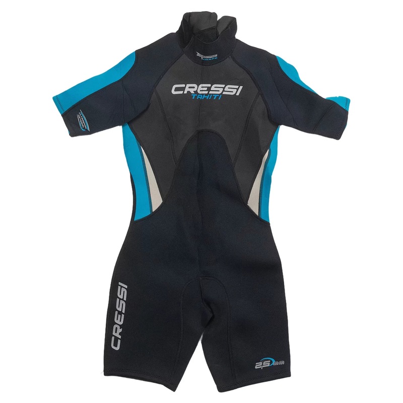 Cressi Tahiti 2.5mm Shorty Wetsuit - Women's S Black/Blue