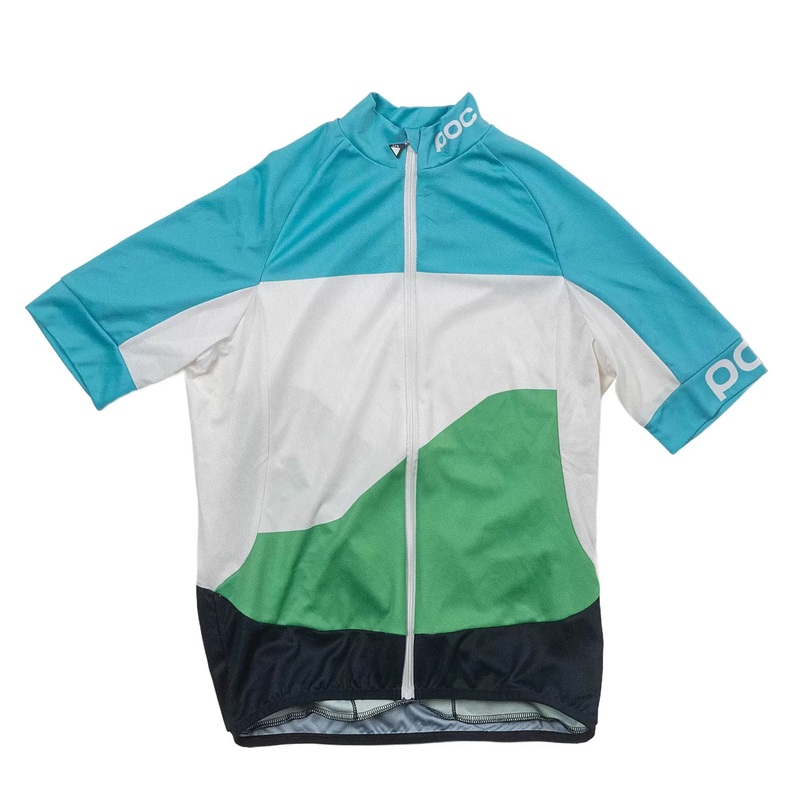 POC Fondo Gradient Classic Jersey - Men's XS White/Blue