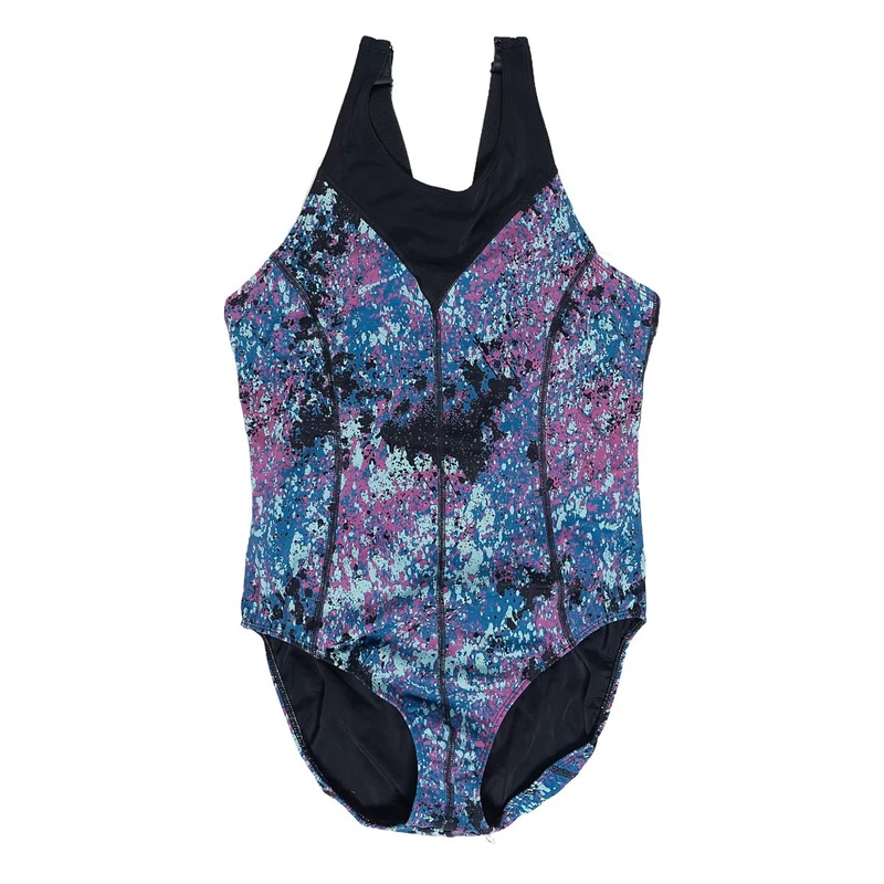 Skirt Sports Deep End One-Piece Swimsuit - Women's M Multi
