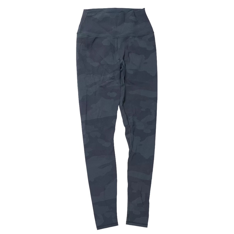 Alo High Waist Camo Vapor Leggings - Women's S Black Camo