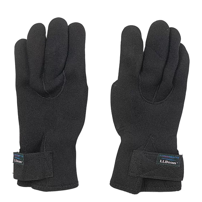 L.L. Bean Wetsuit Gloves M Black