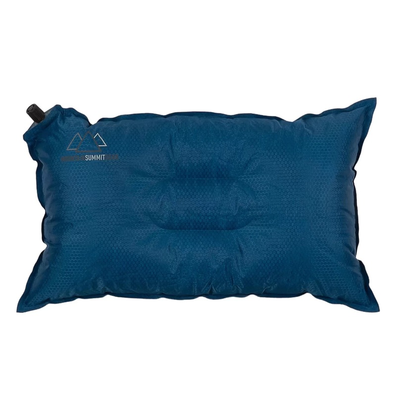 Mountain Summit Gear Self Inflating Camp Pillow One Size Blue