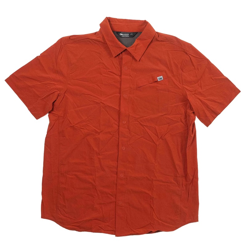 Outdoor Research Astroman S/S Sun Shirt - Men's L Orange