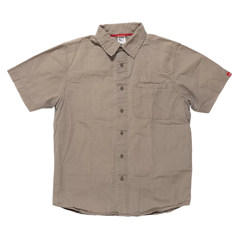 The North Face Short Sleeve Button Up - Men's L Tan