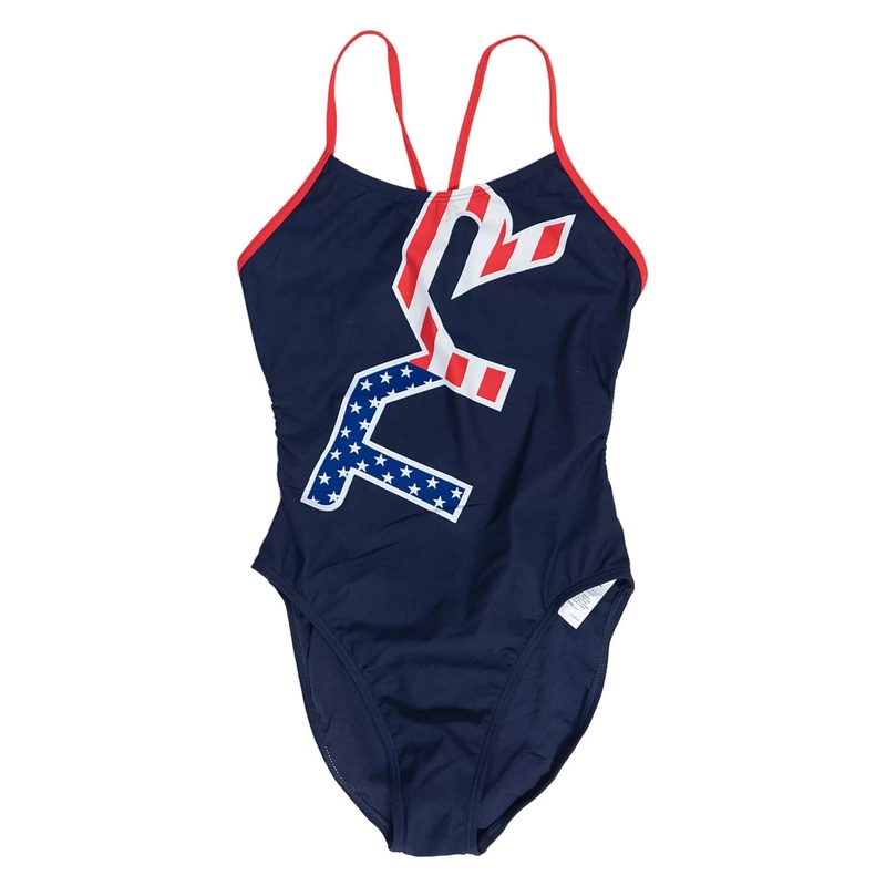 TYR Cutoutfit One Piece Swimsuit - Women's 36.0 Navy