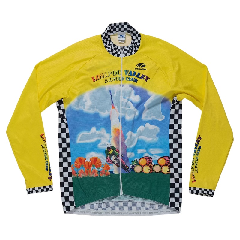 Voler Long-Sleeve Cycling Jersey - Men's 3XL Yellow