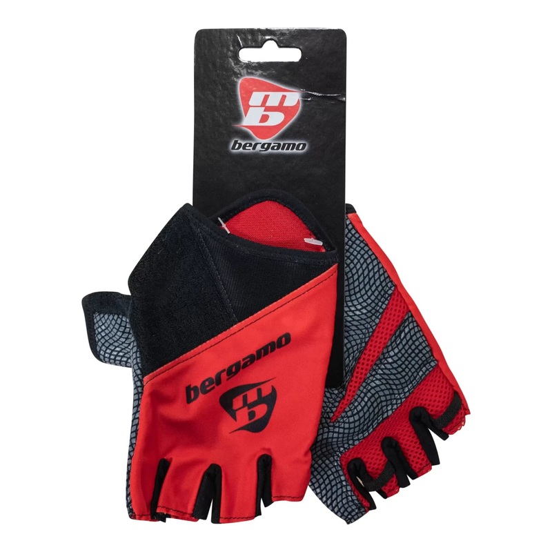 Marcello Bergamo Classic Summer Gloves 2XL Black/Red