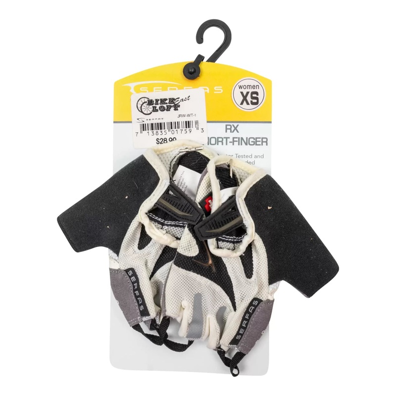 Serfas Short Finger RX Gloves - Women's XS Grey