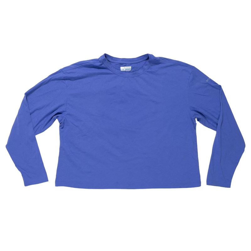 Columbia Trail Long Sleeve Shirt XXL Blue
