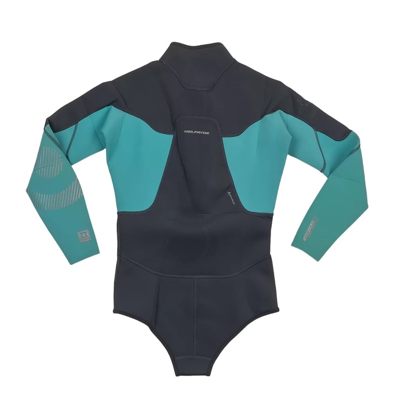 Neil Pryde Vamp Long Sleeve Springsuit 10 Grey/Blue