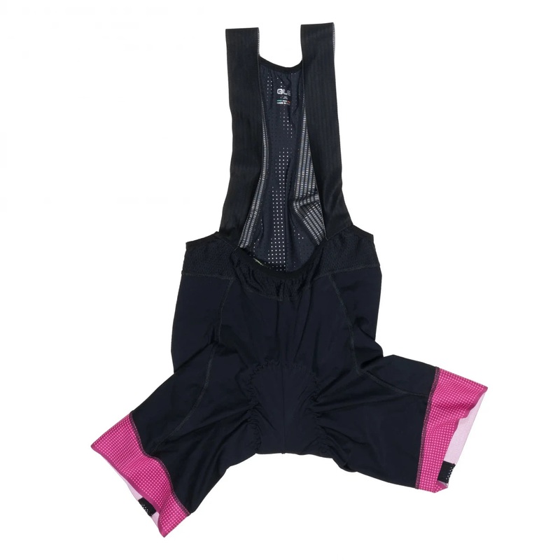 ALE' Cycling Bibshort - Women's XL Black/Pink