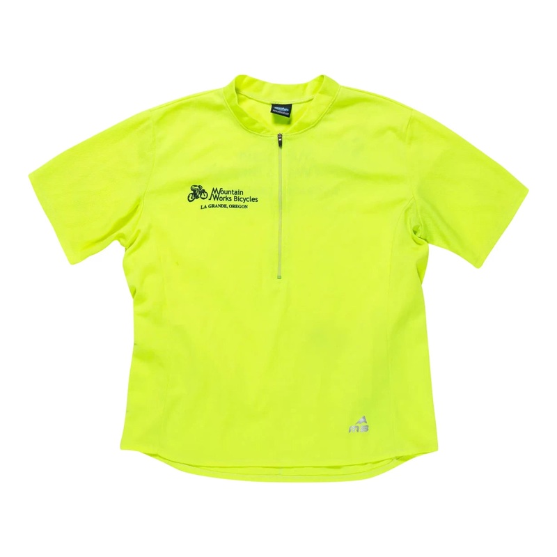 Mt Borah Cycling Jersey Estimated M Fluo Yellow