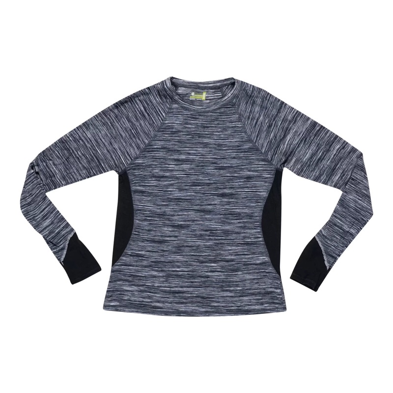 Tasc Space Dye Bamboo Long Sleeve - Women's M Black