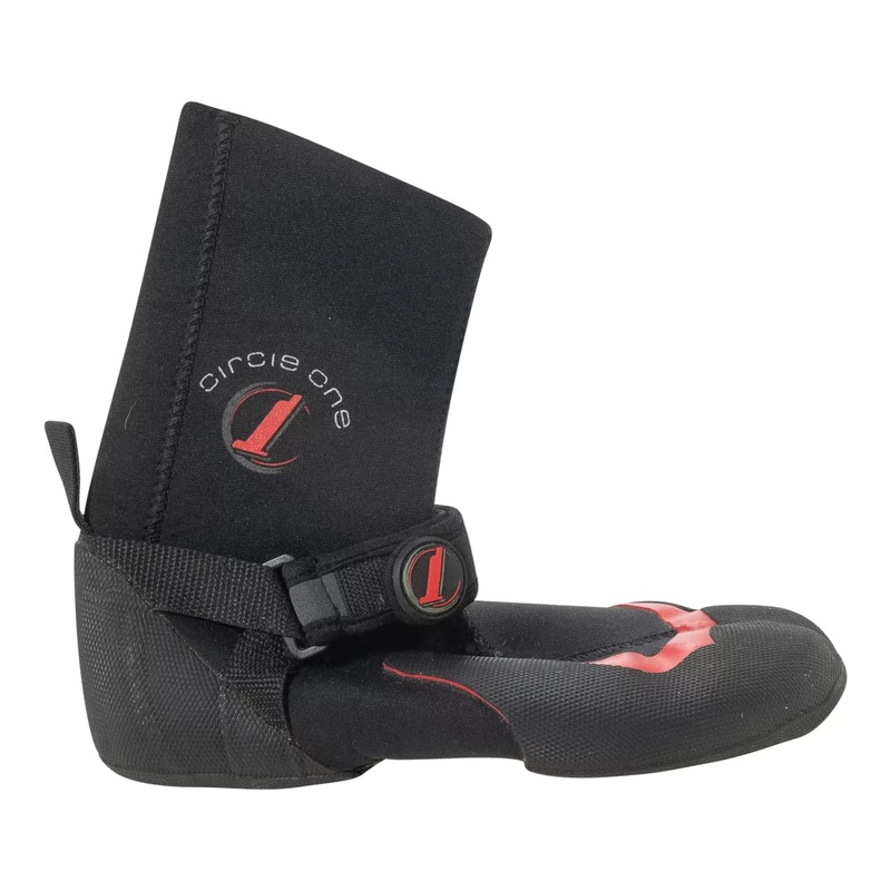Circle One Wetsuit Boots 36.0 Black/Red