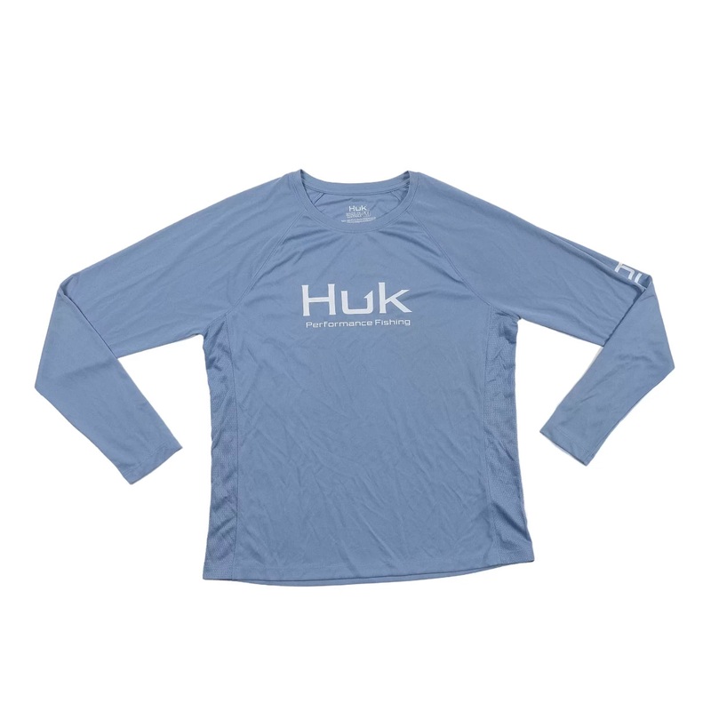 Huk Pursuit Crew - Women's M Lightning Sky