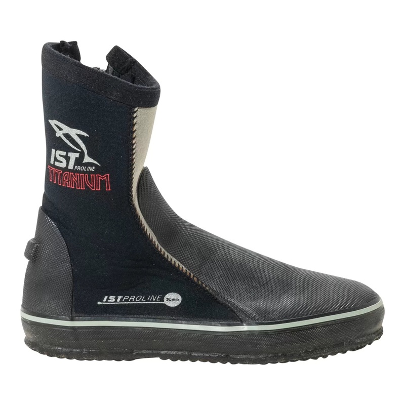 IST Diving S7 5mm Titanium Wetsuit Boots 6 Black