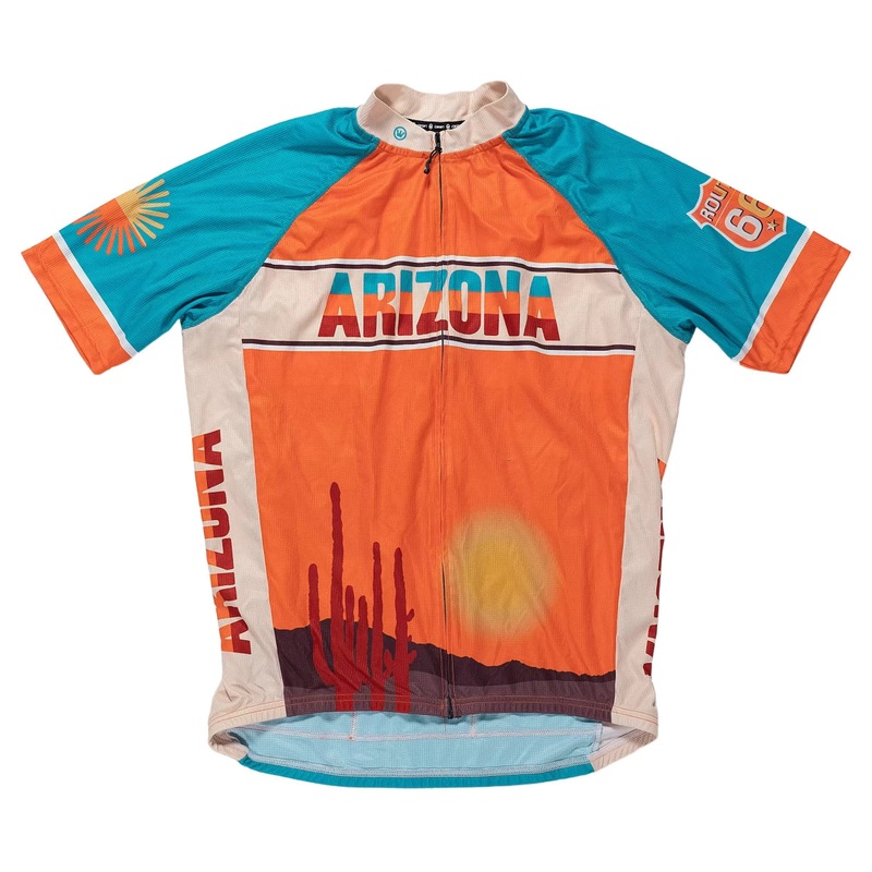Canari Short-Sleeve Cycling Jersey - Men's XXL Blue/Orange