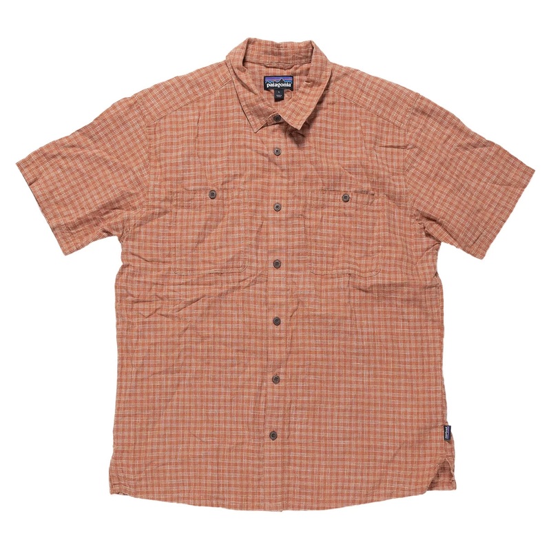 Patagonia Back Step Shirt - Men's L Orange